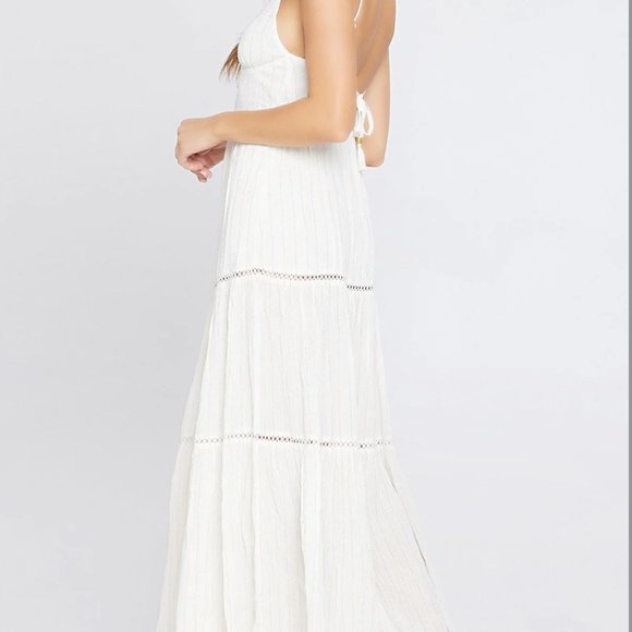 Sunrise Escape maxi Dress in White with gold by
L*SPACE - Picture 2 of 10